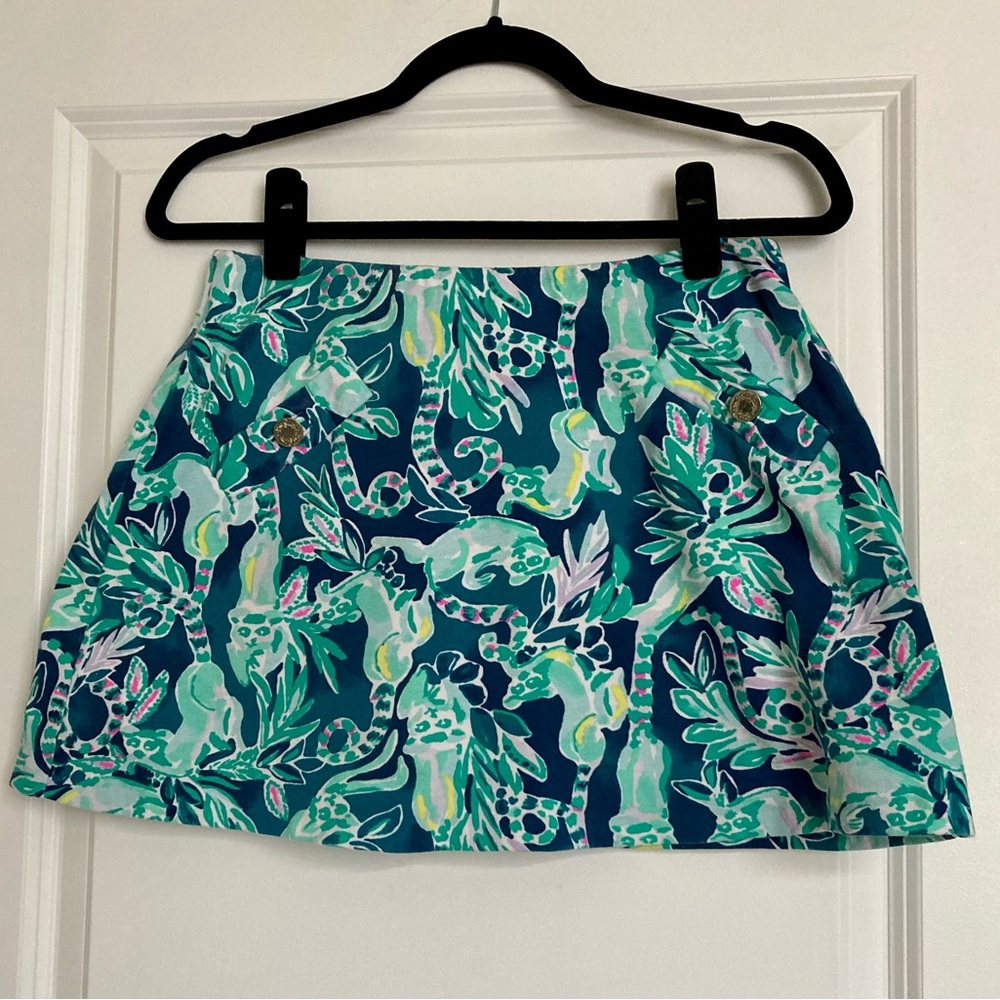 Lilly Pulitzer Madison Skort Lemur Print Size S